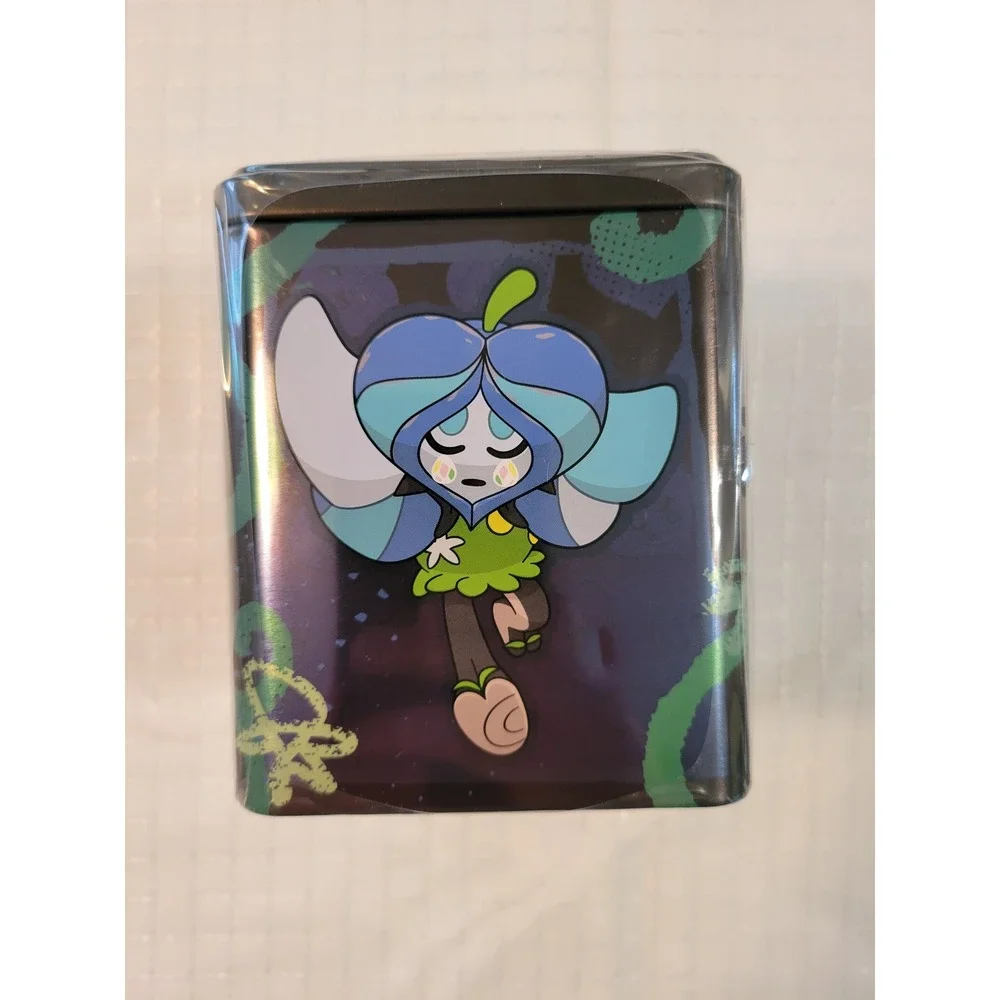 Pokemon TCG Ogerpon Stacking Tin Factory Sealed 3 Booster Packs 2 Sticker Sheets